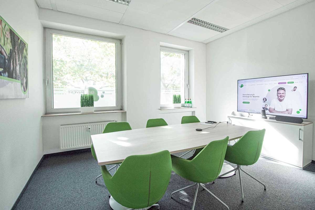 Moderne Beratungsräume mit zeitgemäßer Ausstattung Moderne Beratungsräume mit zeitgemäßer Ausstattung